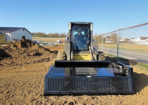 skid steer rock crusher rental near me|skid steer rock rake rental.